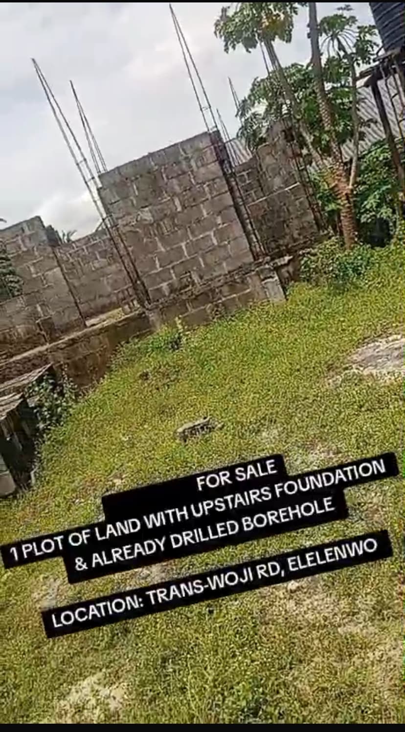 One plot of land at trans-Woji road elelewon
