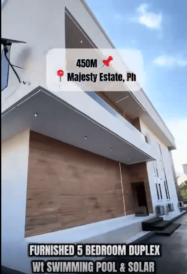 Fully Furnished 7-Bedroom Duplexes with BQ for Sale in Rumuibekwe, Port Harcourt | C of O | ₦450M